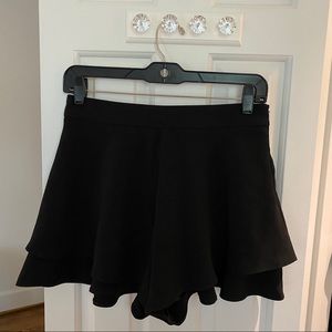 ZARA Black flowy shorts
